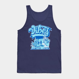 Vibes Argon Blue Tank Top